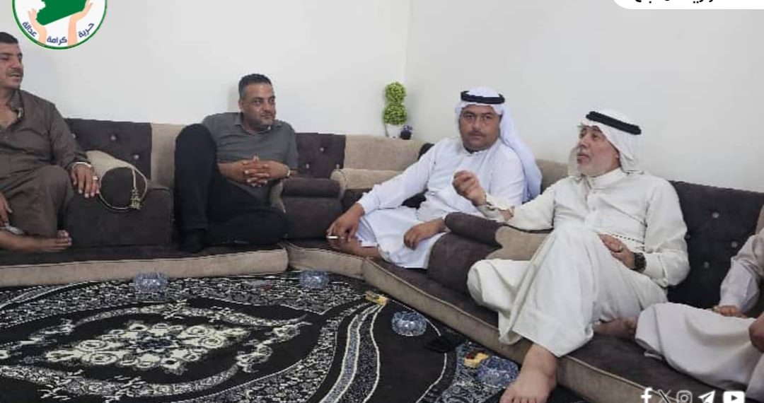 قيادة حزب الوطن السوري برفقة اللجنة التحضيرية في منبج تزور ديوان عشيرة البوبطوش “قبيلة العبيد”