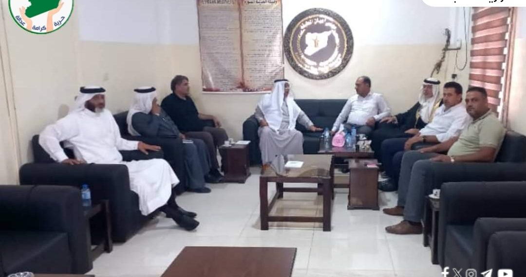 حزب الوطن السوري يزور مجلس أعيان الطبقة وملف تقوية الجبهة الداخلية والحفاظ على العادات والتقاليد من أهم المحاور المطروحة