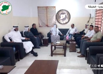 حزب الوطن السوري يزور مجلس أعيان الطبقة وملف تقوية الجبهة الداخلية والحفاظ على العادات والتقاليد من أهم المحاور المطروحة