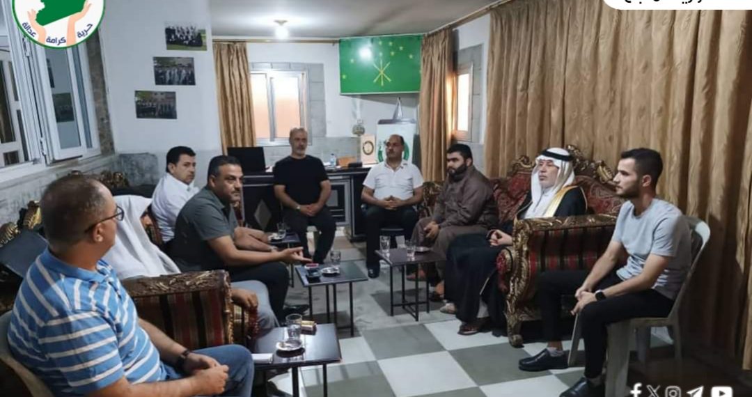 حزب الوطن السوري في زيارة إلى الجمعية الشركسية بمنبج