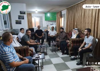 حزب الوطن السوري في زيارة إلى الجمعية الشركسية بمنبج