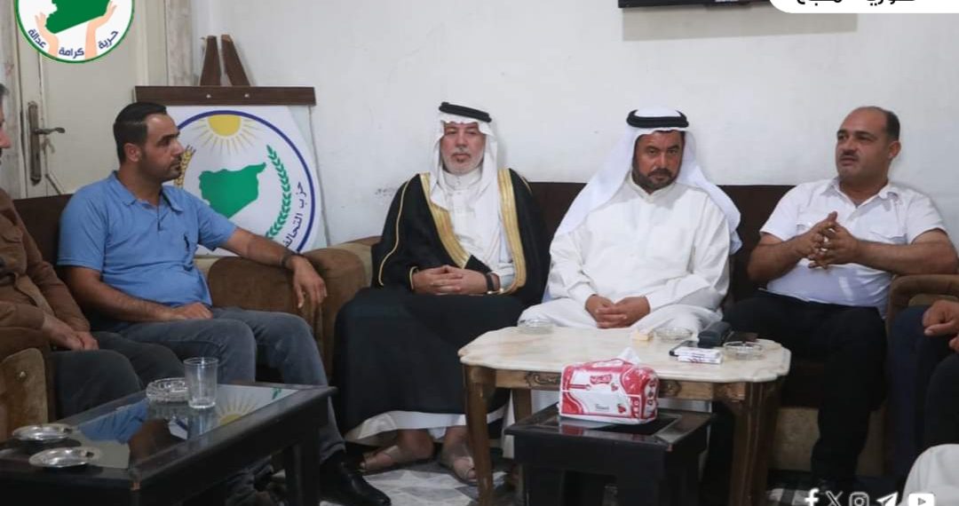 حزب الوطن السوري يزور حزب التحالف الوطني الديمقراطي السوري في منبج