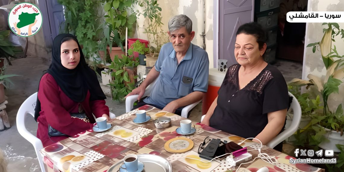 حزب الوطن السوري يتفقد أحوال كبار السن في القامشلي
