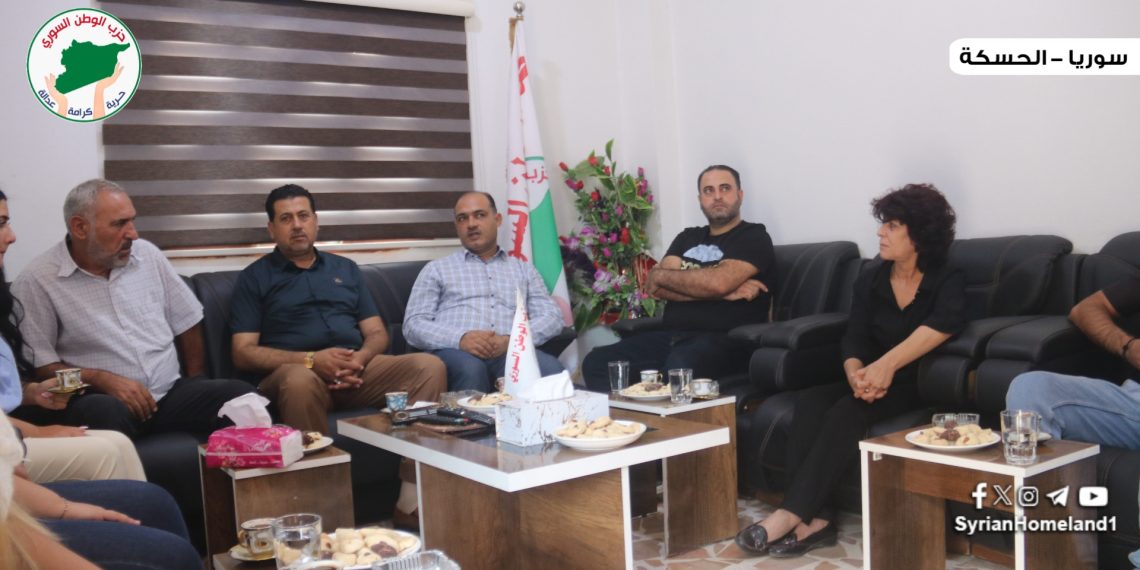 حزب الوطن السوري يستقبل في مقره وفد من الحزب الآشوري الديمقراطي بزيارة لتعزيز العلاقات الثنائية