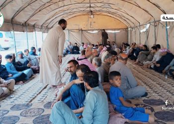 حزب الوطن السوري يرعى صلحاً عشائرياً في مدينة الحسكة