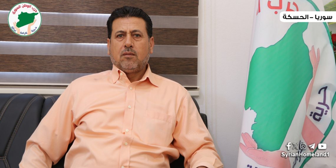 نائب الأمين العام لحزب الوطن السوري: “الأزمة السورية تتعمق ومعاناة اللاجئين تتفاقم”