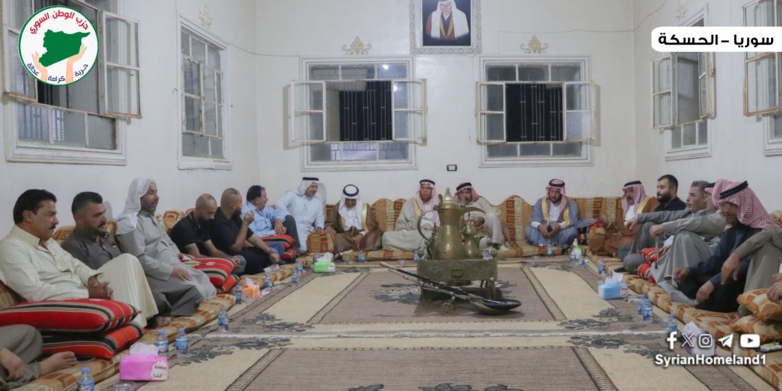 ديوان الشيخ عبد الرزاق متعب الملحم يستضيف جلسة للعشائر والمكونات بهدف توطيد التلاحم والتكاتف
