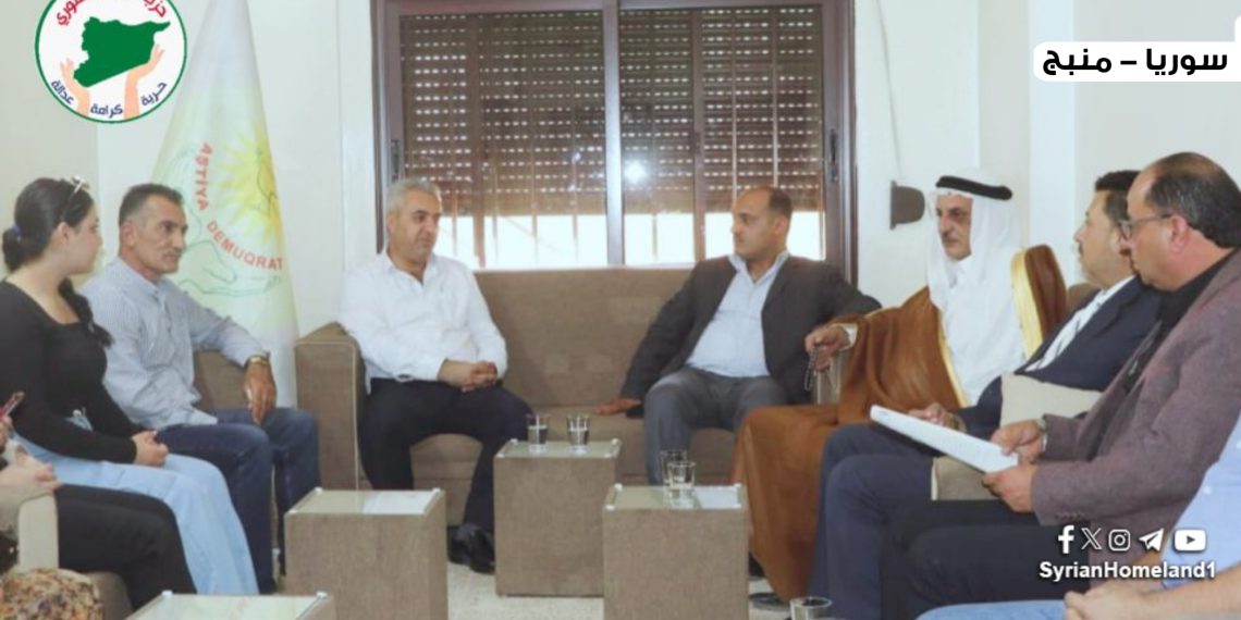 حزب السلام الديمقراطي الكردستاني يهنىء حزب الوطن السوري بافتتاح فرع منبج