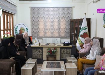 مكتب المرأة يجري زيارة لحزب البناء والتطوير في القامشلي