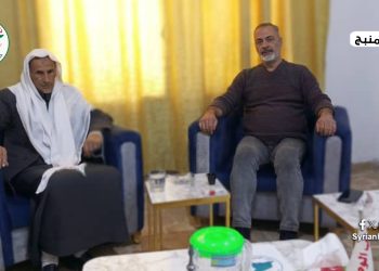 الشيخ محمد العبد السمير يزور فرع حزب الوطن في منبج ويشيد بدعمه للأرياف