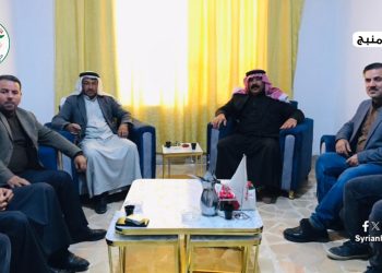 حزب الوطن السوري في منبج يستقبل وفد حزب التحالف الوطني الديمقراطي