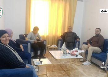 لجنة مفوضية الانتخابات تزور مقر حزب الوطن السوري في منبج