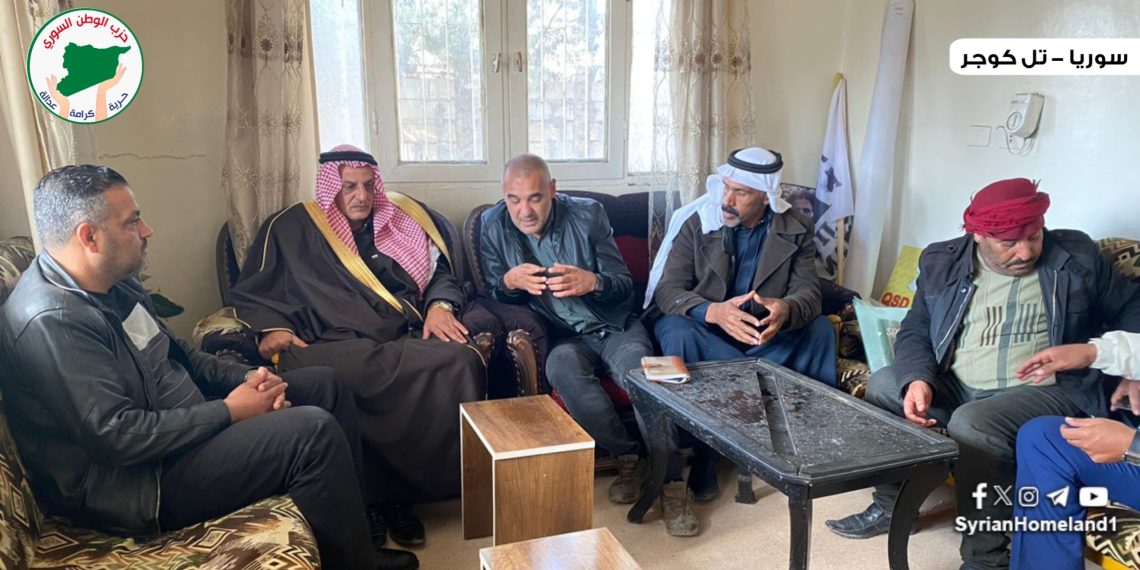 زيارة وفد من حزب الوطن السوري إلى مقر حزب الاتحاد الديمقراطي