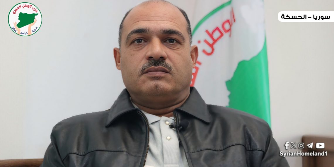 ثابت الجوهر: على السوريين أن يتوافقوا سياسياً ويتكاتفوا لبناء البلد