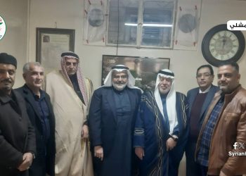 وفد من حزب الوطن السوري يلتقي عدد من وجهاء العشائر في القامشلي