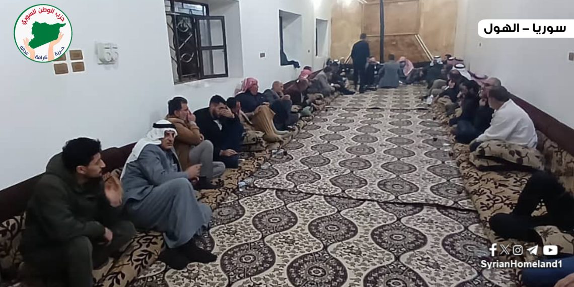 بهدف الحفاظ على السلم الأهلي.. الشيخ محمد عبود السلطان يرعى صلحاً بين أبناء عشيرة الخواتنة