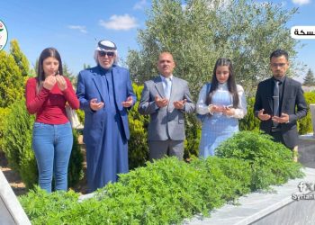قيادة حزب الوطن السوري تزور مزار شهداء الوطن وتؤكد الوفاء لتضحياتهم