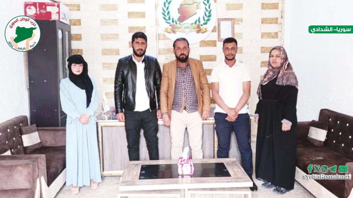 لتعزيز التنسيق .. مكتب الشباب في حزب الوطن السوري يزور حزب البناء والتطوير السوري في الشدادي