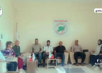 قيادة حزب الوطن السوري تقوم بجولة تنظيمية إلى فرع الحزب في الشدادي