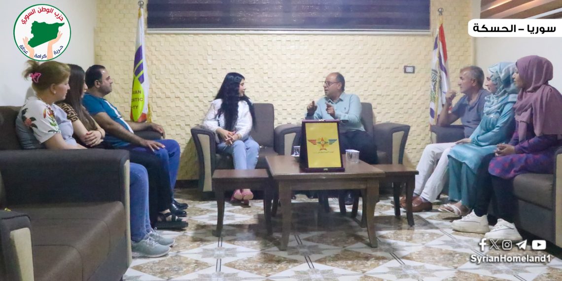 حزب الوطن السوري يزور الحزب الآشوري الديمقراطي في الحسكة