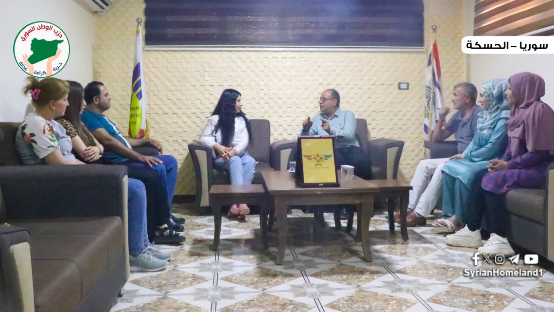 حزب الوطن السوري يزور الحزب الآشوري الديمقراطي في الحسكة