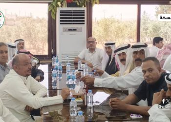 وفد من حزب الوطن السوري يشارك في اجتماع عشائري لدعم السلم الأهلي