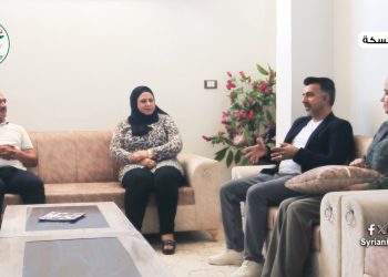 وفد من مجلس سوريا الديمقراطية يزور حزب الوطن السوري لبحث مستجدات المرحلة