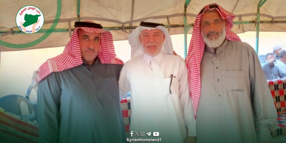 الشيخ عبدالرزاق الملحم يشارك في صلح عشائري بحي النشوة