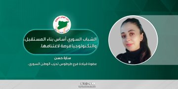 الشباب السوري أساس بناء المستقبل، والتكنولوجيا فرصة لاغتنامها. 