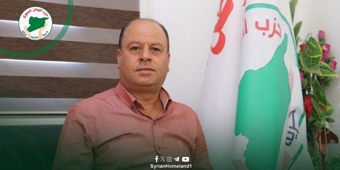 الناطق الرسمي باسم حزب الوطن السوري: أي انتخابات لا تشمل كل السوريين هي باطلة.