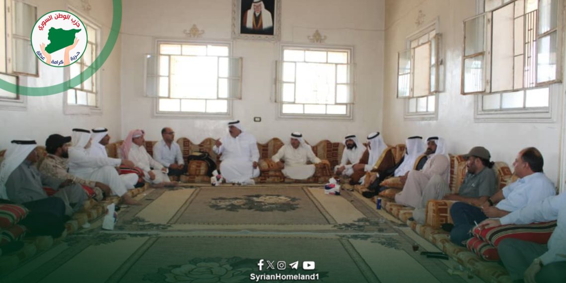 لقاء عشائري في ديوان الشيخ عبد الرزاق متعب الملحم يؤكد على وحدة الصف ونبذ الفتن.