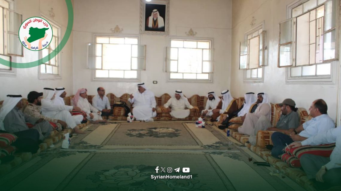 لقاء عشائري في ديوان الشيخ عبد الرزاق متعب الملحم يؤكد على وحدة الصف ونبذ الفتن.