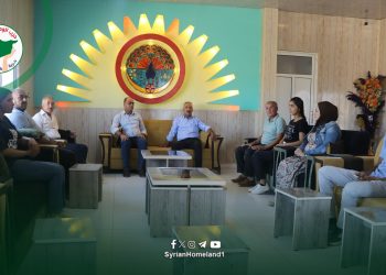 حزب الوطن السوري يزور البيت الإيزيدي في الجزيرة.