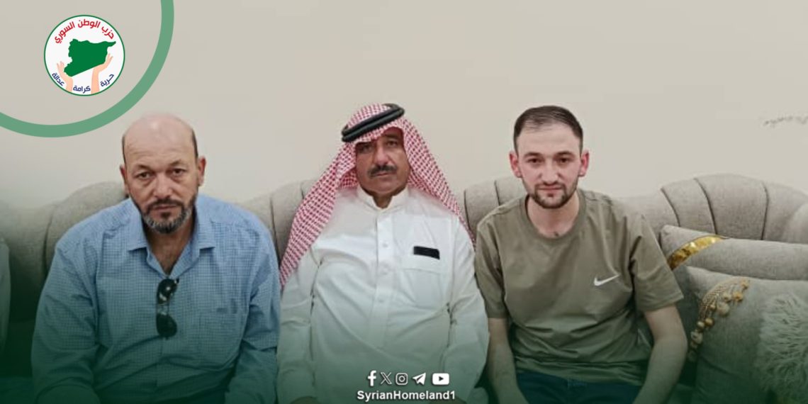 الإفراج عن دفعة ثانية من الموقوفين بجهود مشتركة بين حزب الوطن السوري وشيوخ العشائر