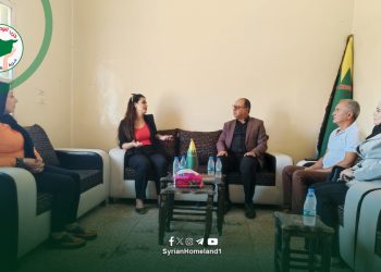 وفد من حزب الوطن السوري يزور مقر حزب الخضر الديمقراطي في الحسكة