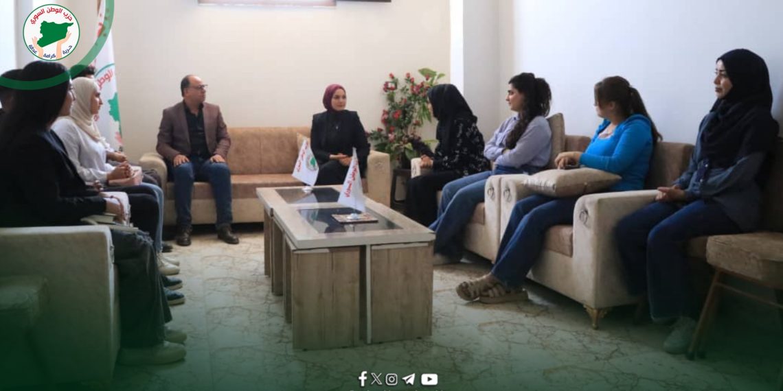 حزب الوطن السوري يستقبل وفد حركة الشباب الأرمني الديمقراطي في الحسكة