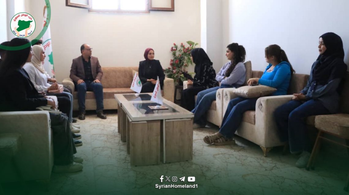 حزب الوطن السوري يستقبل وفد حركة الشباب الأرمني الديمقراطي في الحسكة