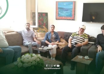 وفد من حزب الوطن السوري يزور المجلس الثقافي في الرقة