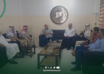 زيارة قيادة حزب الوطن السوري إلى مجلس أعيان الطبقة