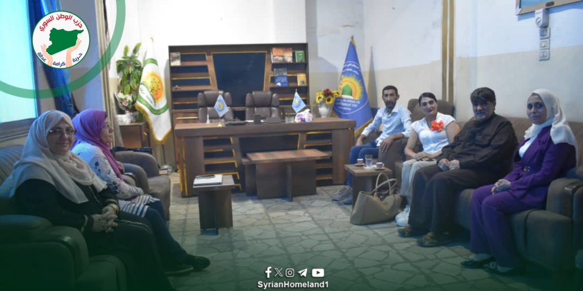 وفد حزب الوطن يزور مؤتمر الإسلام الديمقراطي في الرقّة لتعزيز التّآخي