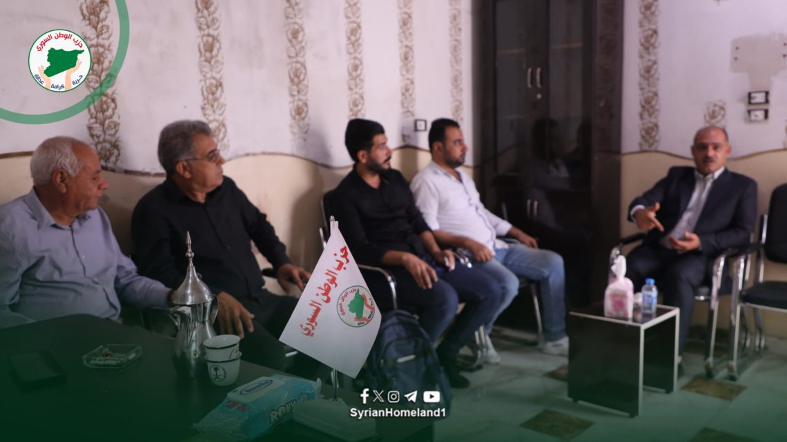 افتتاح فرع حزب الوطن السوري في مدينة الطبقة بحضور رسمي وشعبي واسع