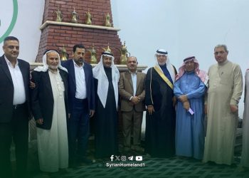 وفد من قيادة حزب الوطن السوري يزور ديوان عشيرة المرندية في الرقة ويؤكّد على أهميّة السلم الأهلي ووحدة الصف الوطني