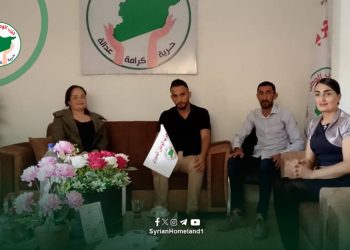 حزب الوطن السوري يستقبل مجلس الشباب العام لحزب سوريا المستقبل في الرقة