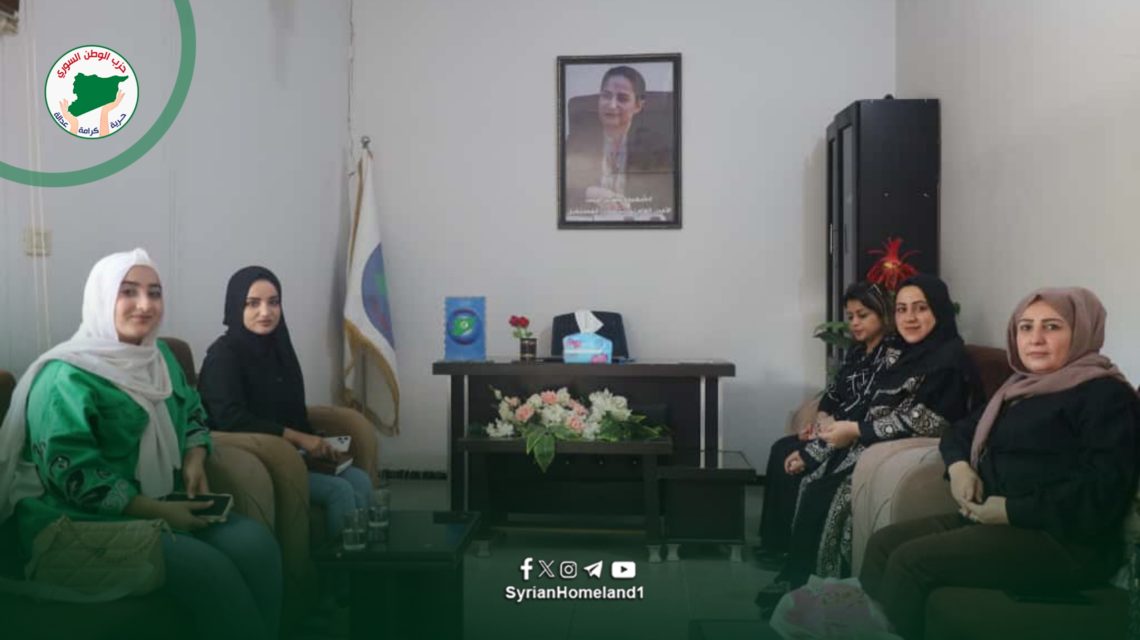 زيارة وفد من حزب الوطن السوري إلى حزب سوريا المستقبل في القامشلي