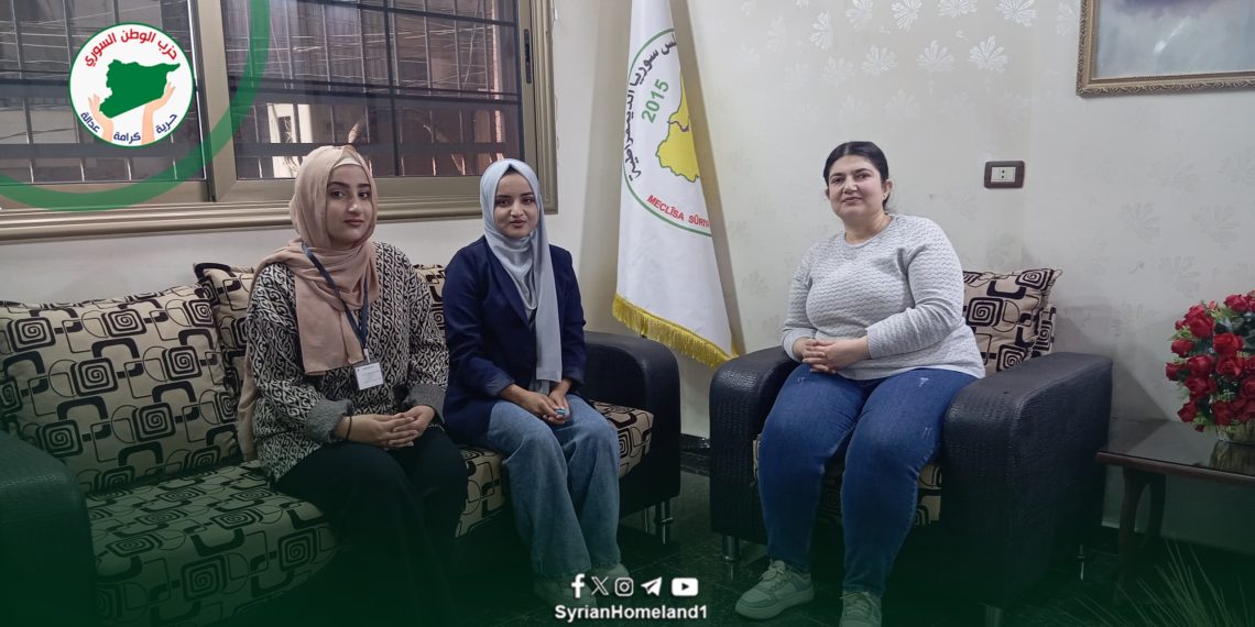 سلسلة من الزيارات الهامة يجريها وفد من حزب الوطن السوري – فرع القامشلي