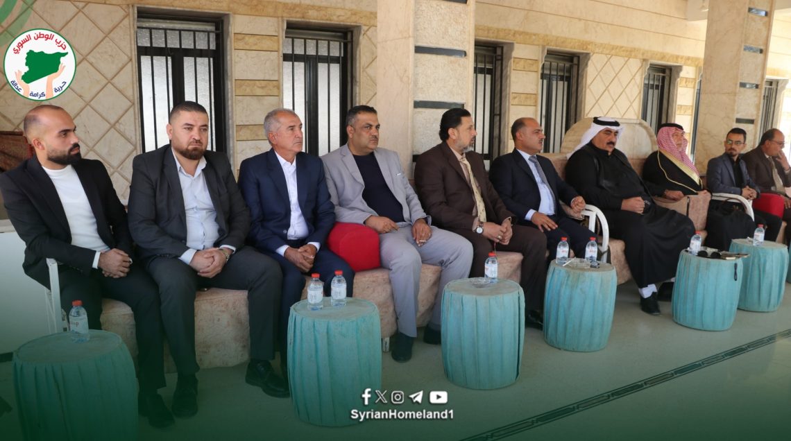 زيارة هامّة للشيخ مانع حميدي الجربا في قصر العلا