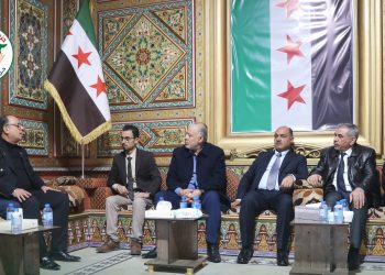 وفد من حزب الوطن السّوري يبارك للسّيّد نور الدين أحمد تسلّم مهامه محافظاً للحسكة