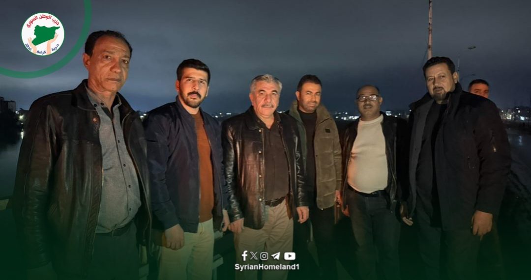 قيادة حزب الوطن السوري إلى جانب سيادة محافظ الحسكة في جولة تفقّدية للأحياء المتضرّرة من الفيضانات